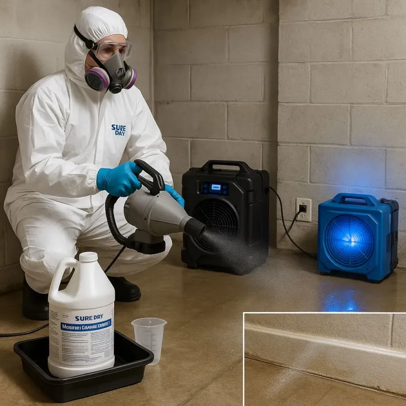 Sanitization and Odor Removal process in Galena Park, TX